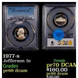 PCGS 1977-s Proof Jefferson Nickel 5c PCGS