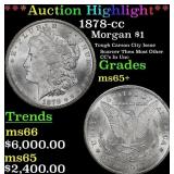 ***Major Highlight*** 1878-cc Morgan Dollar $1 ms6