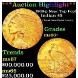 ***Major Highlight*** 1908-p Gold Indian Half Eagl
