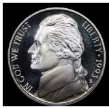 1993-s Proof Jefferson Nickel 5c Grades GEM++ Proo