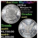 ***Major Highlight*** 1879-o Morgan Dollar $1 ms65