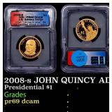 2008-s JOHN QUINCY ADAMS Proof Presidential Dollar
