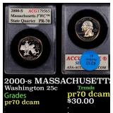 2000-s MASSACHUSETTS Proof Washington Quarter 25c