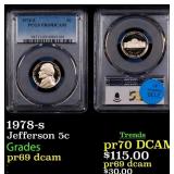 PCGS 1978-s Proof Jefferson Nickel 5c PCGS