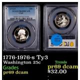 PCGS 1776-1976-s Ty3 Proof Washington Quarter 25c