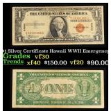 1935A $1 Silver Certificate Hawaii WWII Emergency