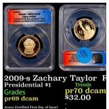 2009-s Zachary Taylor Proof Presidential Dollar  F