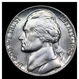 1974-p Jefferson Nickel 5c Grades GEM 5fs