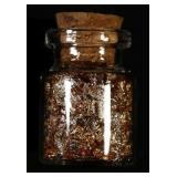 Scarce 2.5ml Glass Vial With Cork of 100% Pure Gol