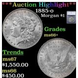 ***Major Highlight*** 1885-o Morgan Dollar $1 ms66