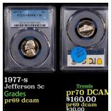 PCGS 1977-s Proof Jefferson Nickel 5c PCGS