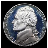 1998-s Proof Jefferson Nickel 5c Grades GEM++ Proo