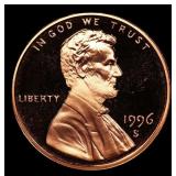 1996-s Proof Lincoln Cent 1c Grades GEM++ Proof De