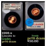 1998-s Proof Lincoln Cent 1c ACG