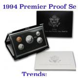 1993 United States Premier Silver Proof Set in Dis