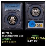 PCGS 1978-s Proof Washington Quarter 25c PCGS