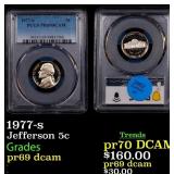 PCGS 1977-s Proof Jefferson Nickel 5c PCGS