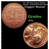1oz .999 Fine Copper Bullion Round -  Inflation Dr