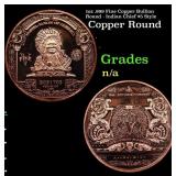 1oz .999 Fine Copper Bullion Round - Indian Chief