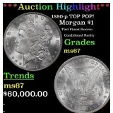 ***Major Highlight*** 1880-p Morgan Dollar TOP POP