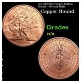 1oz .999 Fine Copper Bullion Round - Trivium Style