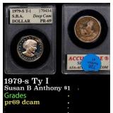 1979-s Ty I Proof Susan B Anthony $1 ACG