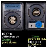 PCGS 1977-s Proof Jefferson Nickel 5c PCGS