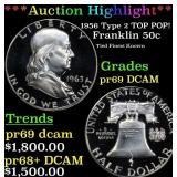 ***Major Highlight*** 1956 Type 2 Proof Franklin H
