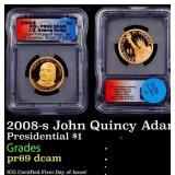 2008-s John Quincy Adams Proof Presidential Dollar