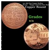1oz .999 Fine Copper Bullion Round -  "Happy Labor