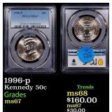 PCGS 1996-p Kennedy Half Dollar 50c ms67 PCGS