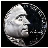 2005-s Western Waters Proof Jefferson Nickel 5c Gr
