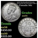 1919C Newfoundland (Canada Provincial) 50 Cents Si