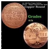 1oz .999 Fine Copper Bullion Round -  "Happy Labor