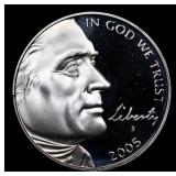 2005-s Western Waters Proof Jefferson Nickel 5c Gr