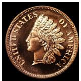 1oz .999 Fine Copper Bullion Round - Indian Cent s