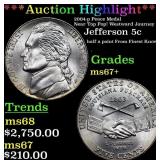 ***Auction Highlight*** 2004-p Peace Medal Jeffers