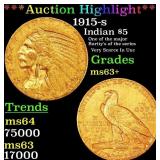 ***Major Highlight*** 1915-s Gold Indian Half Eagl