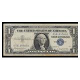 1957B $1 Blue Seal Silver Certificate Grades vf++