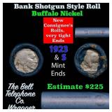 Buffalo Nickel Shotgun Roll in Old Bank Style 