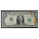 1963 $1 Green Seal Federal Reserve Note Grades vf+