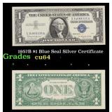 1957B $1 Blue Seal Silver Certificate Grades Choic