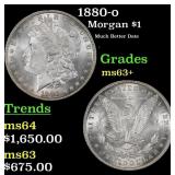 1880-o Morgan Dollar $1 ms63+ SEGS