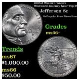 2005-d Western Waters Jefferson Nickel Westward Jo