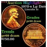 ***Auction Highlight*** 1970-s Lg Date Proof Linco