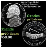 2004-s Peace Medal Proof Jefferson Nickel Westward