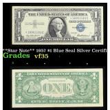 **Star Note** 1957 $1 Blue Seal Silver Certificate