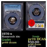 PCGS 1976-s Proof Roosevelt Dime 10c pr69 dcam PCG