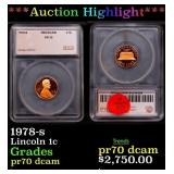 ***Auction Highlight*** 1978-s Proof Lincoln Cent