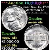 ***Auction Highlight*** 1992-d Jefferson Nickel Ne